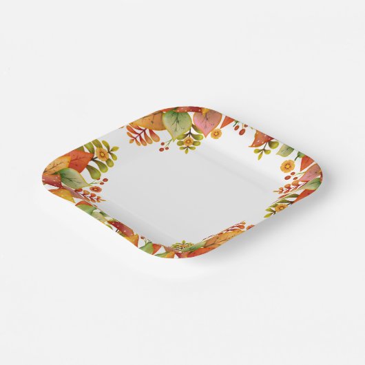 Erntedank Pappteller (Gewinkelt)