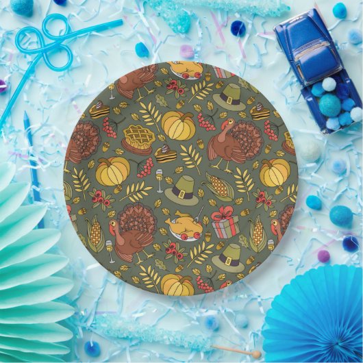 Erntedank Pappteller (Party)