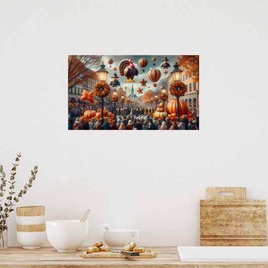 Erntedank Parade Poster (Küche)