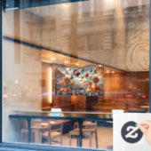 Erntedank Parade Window Cloning Fensteraufkleber (Café-Fenster)