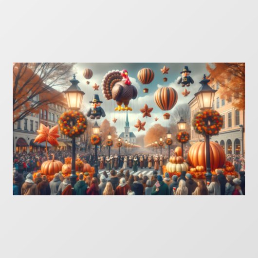 Erntedank Parade Window Cloning Fensteraufkleber (Blatt)