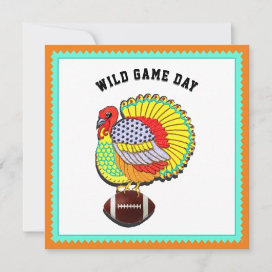 Erntedank Party Einladung (Vorderseite)