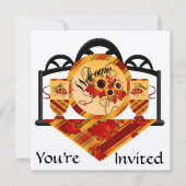 Erntedank Party Einladung (Vorderseite)