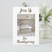 ***ERNTEDANK PARTY*** EINLADUNG (Stehend Vorderseite)