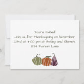 Erntedank-Party Einladungen (Rückseite)