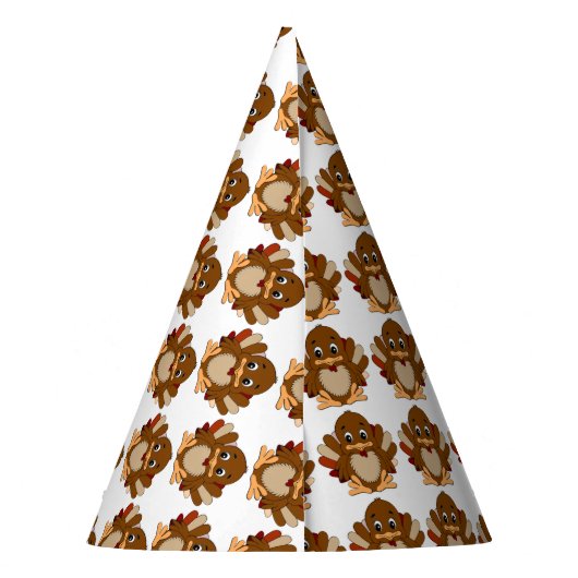 Erntedank-Party-Hut/die niedliche Türkei Partyhütchen (Rückseite)