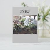 **ERNTEDANK PARTY ODER ABENDESSEN** EINLADUNG (Stehend Vorderseite)