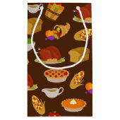 Erntedank Party-Tasche Kleine Geschenktüte (Rückseite)