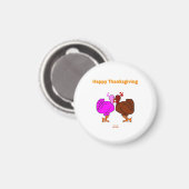 Erntedank Passion Round Magnet (Vorderseite/Rückseite)