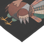 Erntedank Patchwork Quilted Turkey Fall Kurzer Tischläufer (Ecke)