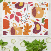 ERNTEDANK PATTERN DESIGN KÜCHE TOWEL GESCHIRRTUCH (Gefaltet)