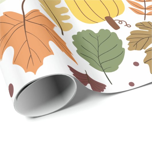 Erntedank Pattern Geschenkpapier (Rolleneckpunkt)