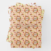 Erntedank Pattern Geschenkpapier Set (Beispiel)
