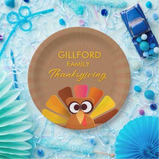 Erntedank Personalisiert Pappteller (Party)