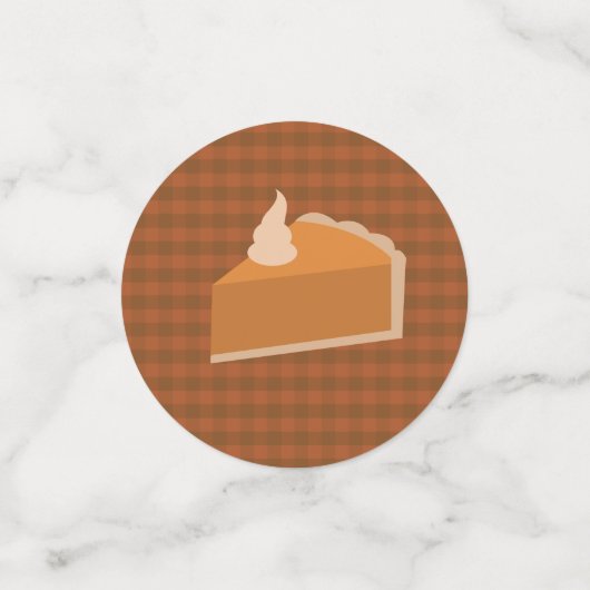 Erntedank Pie Dinner Party Confetti Konfetti (Klein Vorderseite)