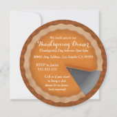 Erntedank Pie Dinner Party Einladung (Vorderseite)