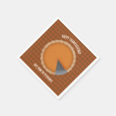 Erntedank Pie Dinner Party Serviette (Ecke)