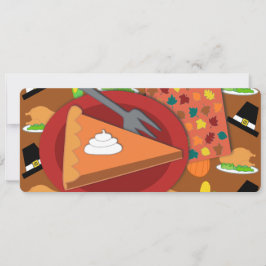 Erntedank Pie Feiertagskarte