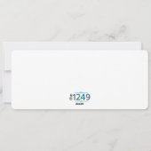 Erntedank Pie Feiertagskarte (Rückseite)