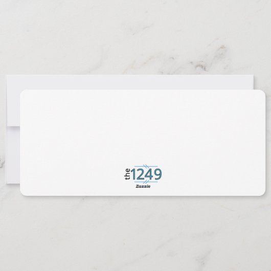 Erntedank Pie Feiertagskarte (Rückseite)