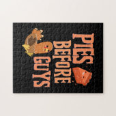 Erntedank Pie Fun Funny Thurkey Puzzle (Horizontal)