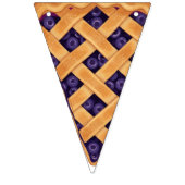 Erntedank Pie Slices Friendsgiving Dinner Party Wimpelkette (Erste Fahne)