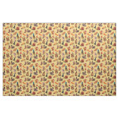 Erntedank Pie Turkey Tiere Pumpkin Muster Stoff (Fat Quarter (45,7 x 55,9 cm))