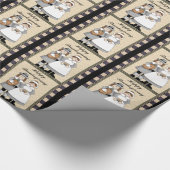 Erntedank-Pilgerverpackungspapierspaß Geschenkpapier (Ecke)