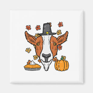 Erntedank Pilgrigziege Funny Fall Herbst Männer Wo Magnet