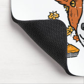 Erntedank Pilgrigziege Funny Fall Herbst Männer Wo Mousepad (Ecke)