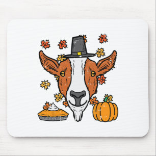 Erntedank Pilgrigziege Funny Fall Herbst Männer Wo Mousepad
