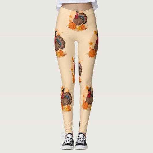 Erntedank Pilgrill Leggings (Vorderseite)