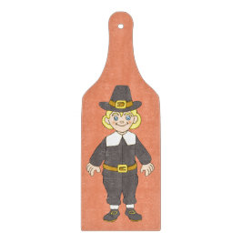 Erntedank Pilgrim Boy Schneidebrett