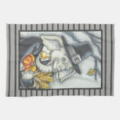 ERNTEDANK PILGRIM ELEPHANT, KÜCHENSTADT GESCHIRRTUCH (Horizontal)