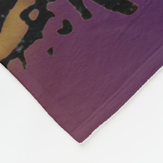 Erntedank Pilgrim Fleecedecke (Ecke)