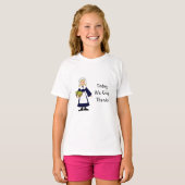 Erntedank Pilgrim Girl T-Shirt (Vorne ganz)
