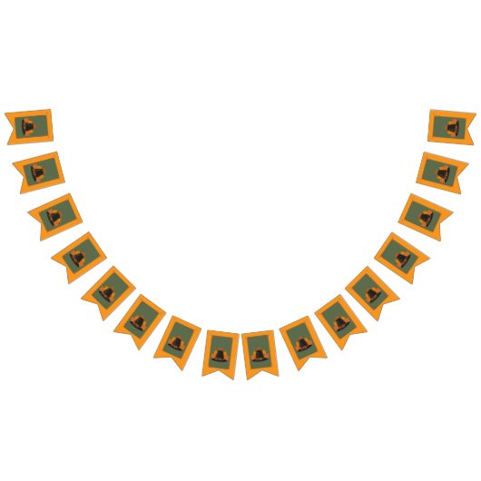 Erntedank Pilgrim Hat buntgebend Banner (Alle)