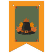 Erntedank Pilgrim Hat buntgebend Banner (Erste Fahne)