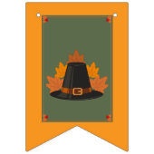 Erntedank Pilgrim Hat buntgebend Banner (Dritte Fahne)