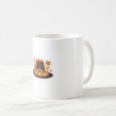 Erntedank Pilgrim Hat - Herbsternte Design C Kaffeetasse (VorderseiteRechts)