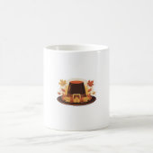 Erntedank Pilgrim Hat - Herbsternte Design C Kaffeetasse (Mittel)