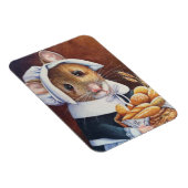 Erntedank Pilgrim Mouse Brotsaal Art Magnet (Rechte Seite)
