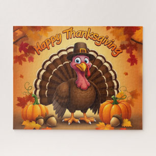 Erntedank Pilgrim Turkey Puzzle