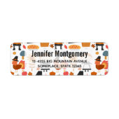 Erntedank Pilgrims ernten Muster (Vorne)