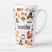 Erntedank Pilgrims ernten Muster Milchtasse (Rechts)