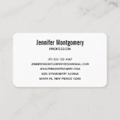 Erntedank Pilgrims ernten Muster Visitenkarte (Rückseite)