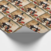 Erntedank Pilgrims Geschenkpapier (Ecke)