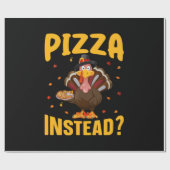 Erntedank Pizza Geschenkpapier (Flach)