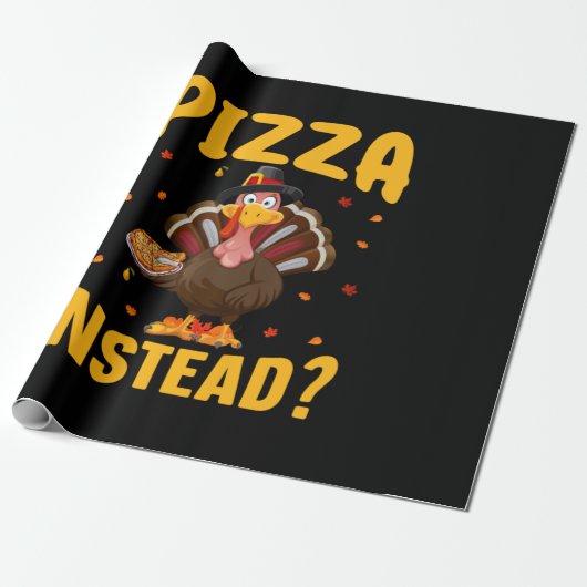 Erntedank Pizza Geschenkpapier (Ungerollt)