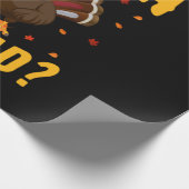 Erntedank Pizza Geschenkpapier (Ecke)